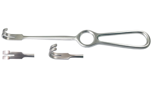 Крючок хирургический двух-зубый тупой. Длина 22 см (КТ-2), фото, цена