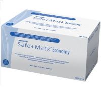 Маска одноразовая медицинская защитная Safe+mask Economy с ушными петлями (50 шт), фото, цена