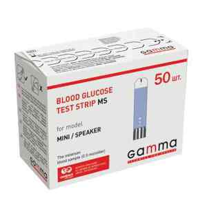 Тест-полоски для глюкометров Gamma MS (50 шт), фото, цена