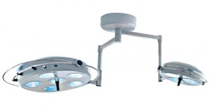 Светильник операционный бестеневой L2000-6+3-ІІ девятирефлекторный, потолочный (два блока, 6+3), фото, цена