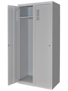 Шкаф для халатов цельнометаллический двойной ШХМ-2, фото, цена