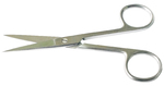 Ножницы  остроконечные, операционные прямые. Длина 11,5 см (НС-33-1)
