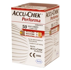 Тест-полоски Accu-Chek® Performa 50 шт., фото, цена