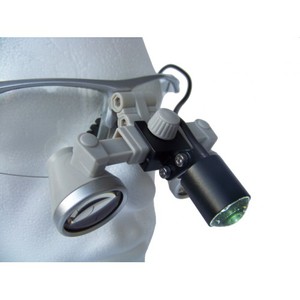 Бинокулярный увеличитель ECMG-2,5x-RD ErgonoptiX микро Галилея с осветителем D-Light micro XL и УФ ф, фото, цена