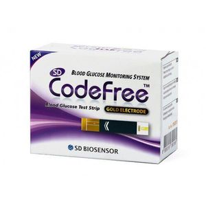 Тест-полоски для глюкозы № 50 SD CodeFree, фото, цена