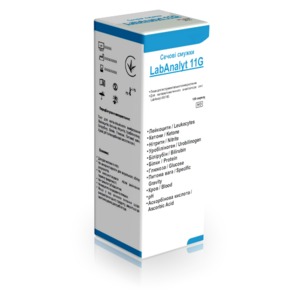 Тест полоски LabAnalyt 11G для анализаторов мочи серии LabAnalyt -50/180, фото, цена