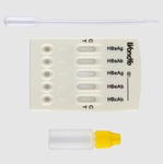 Тест на 5 маркеров гепатита В (HBsAg, HBsAb, HBeAg, HBeAb, HBcAb) WONDFO, W040-P (25 шт), фото, цена