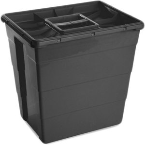 Контейнер для утилизации медицинских отходов, черный, с крышкой MONO, SC 30 л, фото, цена
