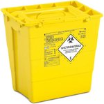 Контейнер для утилизации медицинских отходов, желтый, с крышкой R, SC 30 л