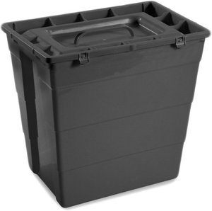 Контейнер для утилизации медицинских отходов, черный, с крышкой R, SC 30 л, фото, цена