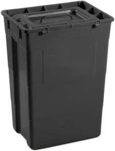 Контейнер для утилизации медицинских отходов, черный, с крышкой R, SC 50 л, фото, цена