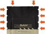 Кровоостанавливающая губка ChitoSAM 100 10 см х 10 см, фото, цена