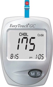Анализатор глюкозы и холестерина EasyTouch GC (глюкометр 2 в 1), фото, цена