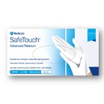 Перчатки нитриловые без пудры SafeTouch Advanced Platinum (50 пар) Размер М