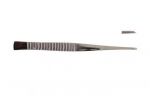 Долото с рифленой ручкой, плоское. Длина 13,5 см, диаметр 2,5 мм. (ДМ-7)