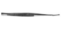 Долото с рифленой ручкой желобоватое изогнутое. Длина 13,5 см, диаметр 4 мм (ДМ-11), фото, цена