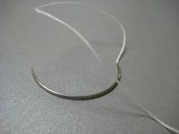 Капрон плетёный нерассасывающийся с 2-мя колющими иглами, USP 2/0 (M3) (12 шт/уп), фото, цена