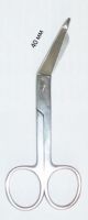Ножницы медицинские для разрезания повязок, с пуговкой, горизонтально - изогнутые. Длина 11,0 см (Н-, фото, цена