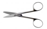 Ножницы хирургические детские, с одним острым концом, прямые, 125 мм. (Н-63), фото, цена
